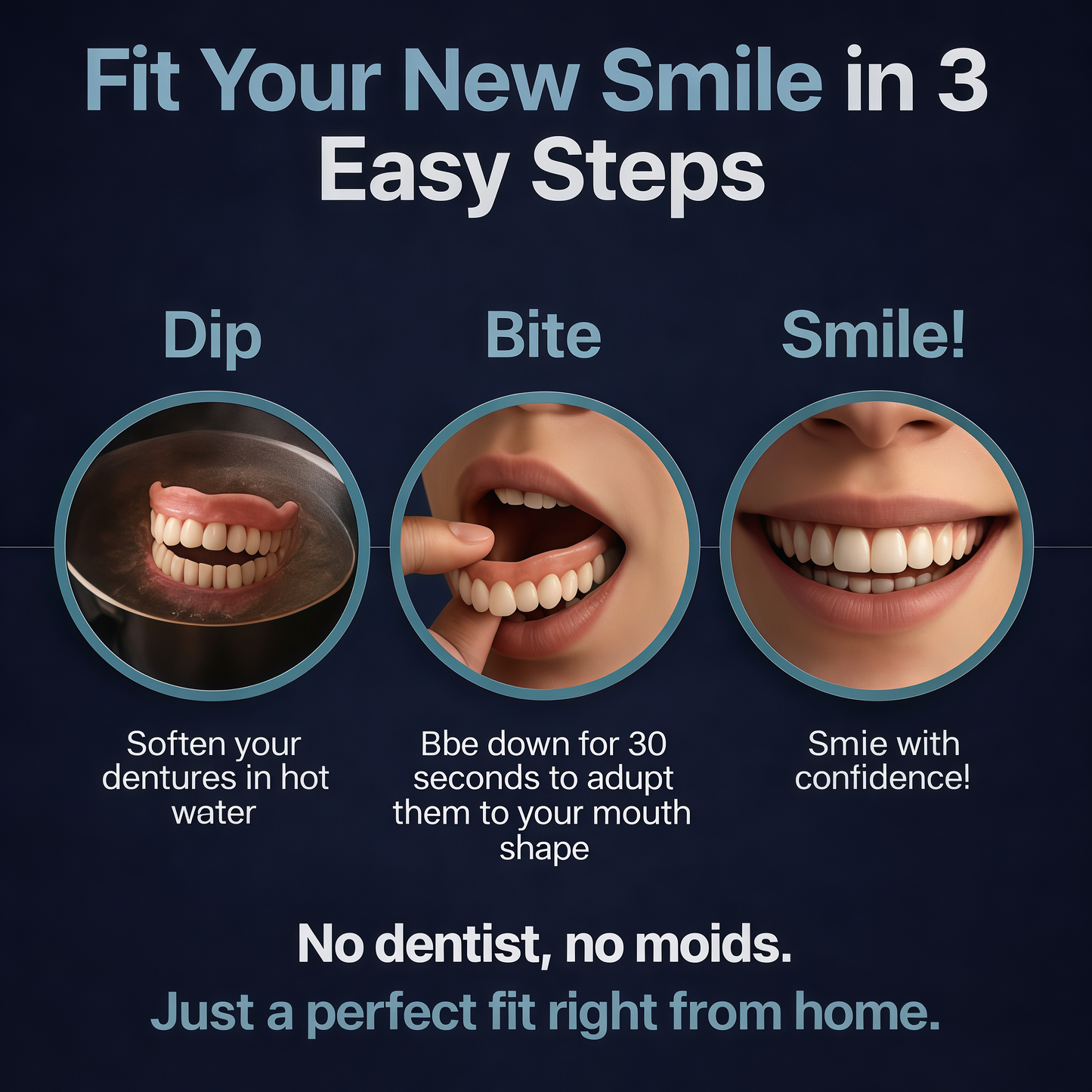 2026šāØLAST DAY SALE 70% OFFš„ Newly upgraded second-generation KLENIMORE⢠complete dentures