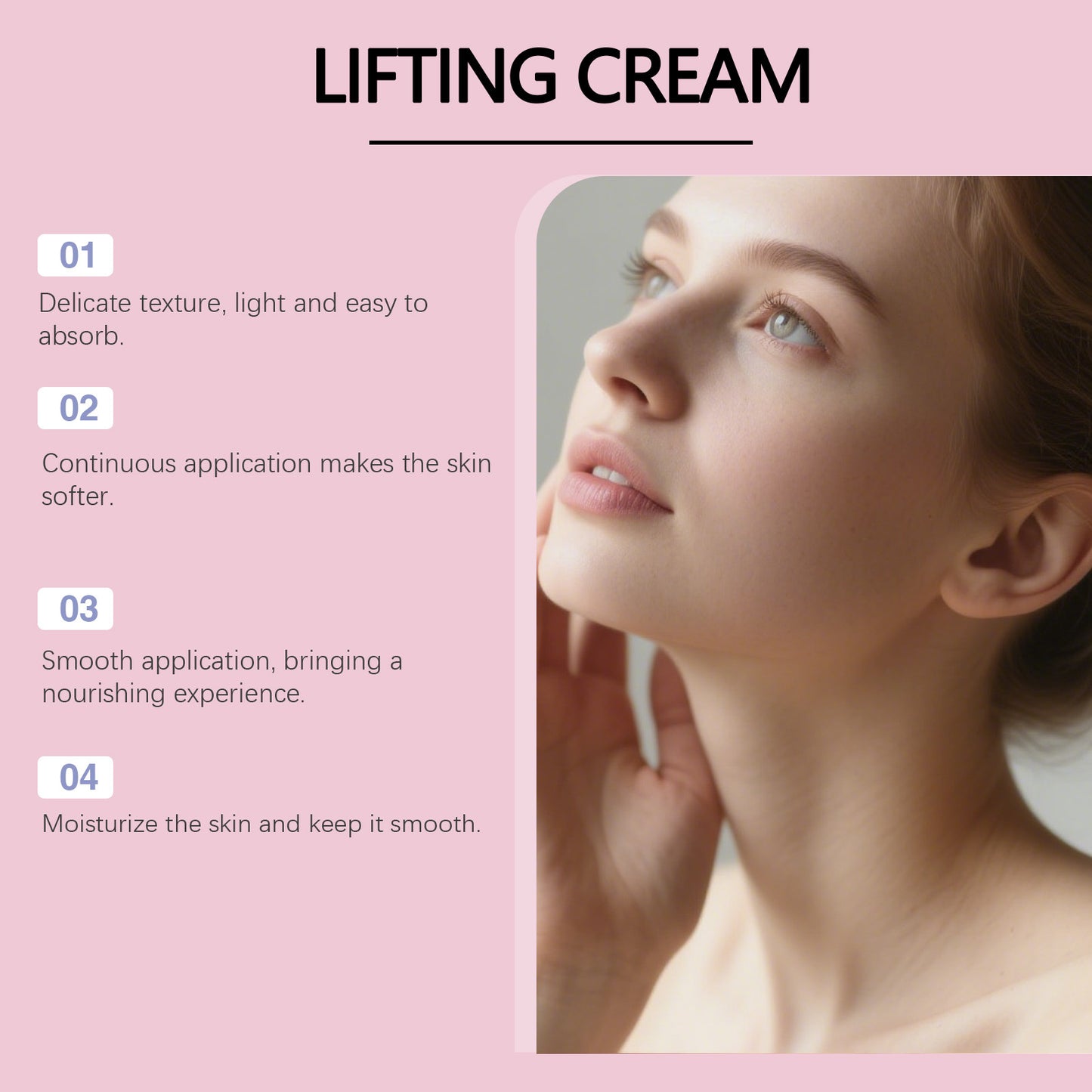 Peptide Lifting Roller Cream š§“ Collagen and Hyaluronic Acid | Firms the neck, reduces wrinkles and double chin
