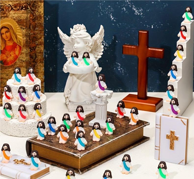 ✝️Mini Jesus Figurine – Faith Decor for Home & Car, Inspirational Christian Gift