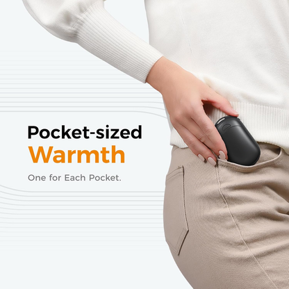 🔥2-in-1 Magnetic Rechargeable Hand Warmers – Electric Pocket Heater, 3 Heat Settings,Winter Essential