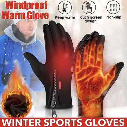 🔥Warm Outdoor Gloves – Windproof Touchscreen Full-Finger Gloves for Winter Activities