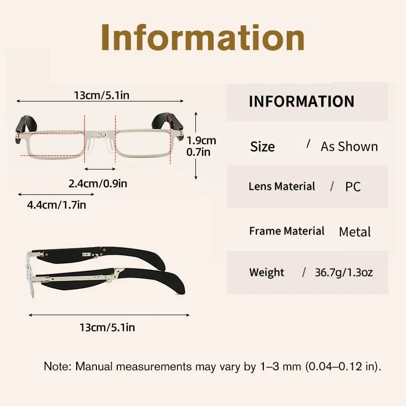 🔥 -Foldable Anti-Blue Light Reading Glasses with Case
