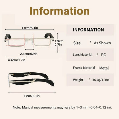 🔥 -Foldable Anti-Blue Light Reading Glasses with Case