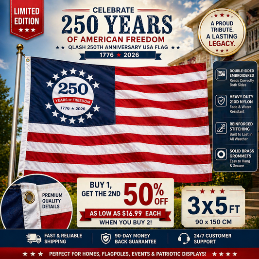🔥Last Day 50% OFF ✨Limited Edition USA Flag (1776–2026)-EV