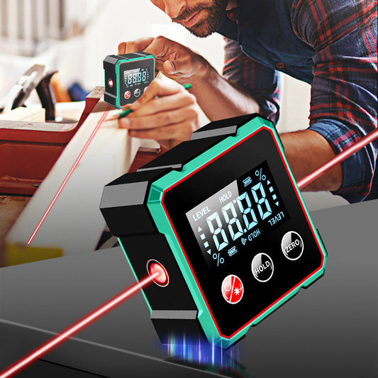 🎁🎁2025 Hot Sale 50% OFF💥Magnetic Digital Angle Finder with Electronic Laser