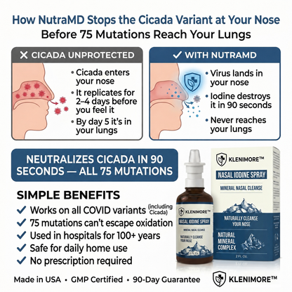 KLENIMORE™Nasomin Nasal Iodine Spray
