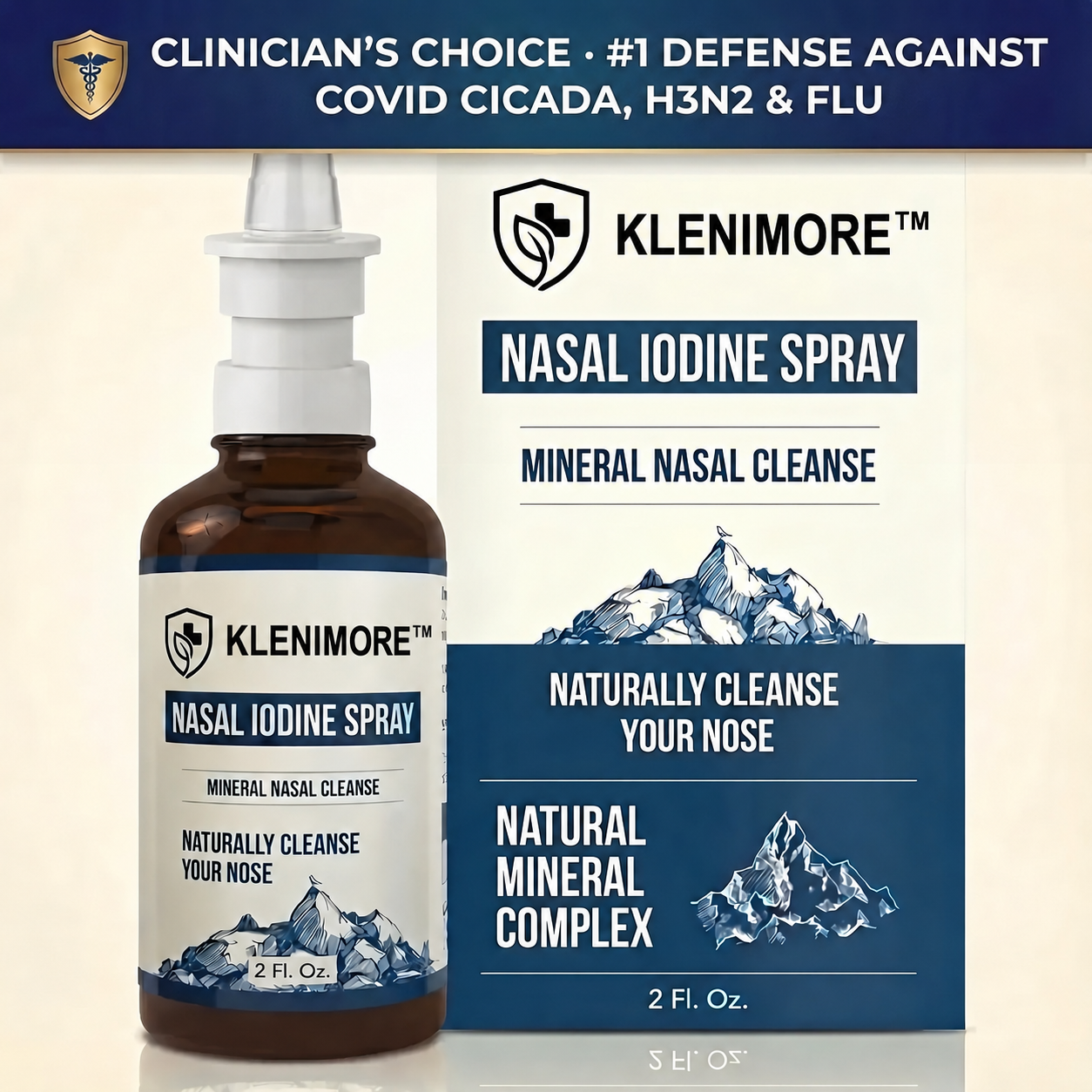KLENIMORE™Nasomin Nasal Iodine Spray