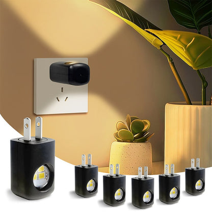 🌙LED Wall Socket Night Light – Smart Plug-in Lamp with Auto Sensor for Home