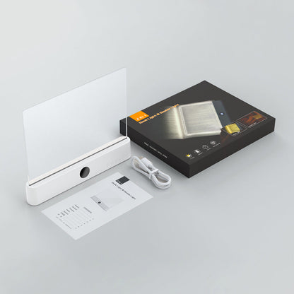 ✨️Rechargeable LED Book Light – Flat Reading Lamp with 3 Color Modes