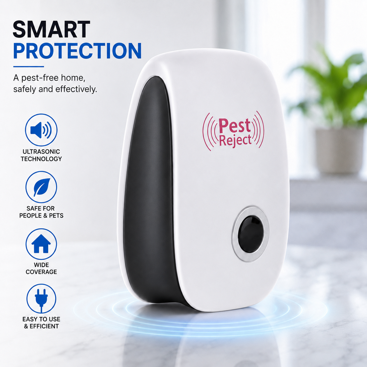 PEST REPELLER| Repelente Ultrasonico De Plagas Potente