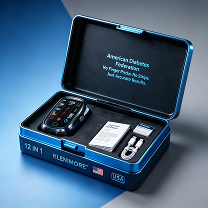 🔥Final 1 Hours : Only Limited Stock Left🏆KLENIMORE™ Non-Invasive Blood Glucose Meter 99.9% Accuracy （Mayo Clinic Recommended）