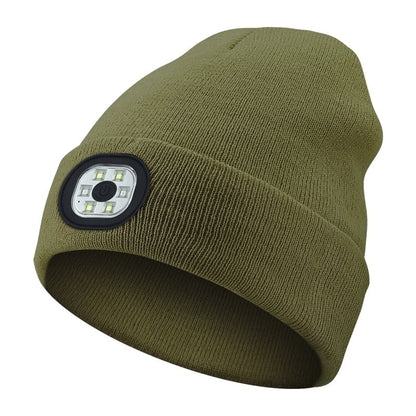 🎄LED Bluetooth Beanie Hat – Wireless Music Knit Cap with Light