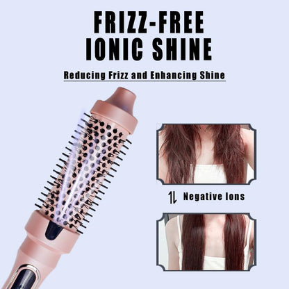 Lonic Blowout Brush with LED Display – 4 Heat Settings for Fast, Smooth Styling