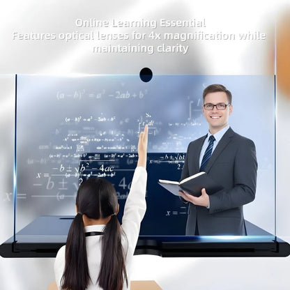 10" Mobile Phone Screen Magnifier – Ultra-HD Eye Protection, Full-Screen Landscape Amplifier for Clear TV Viewing
