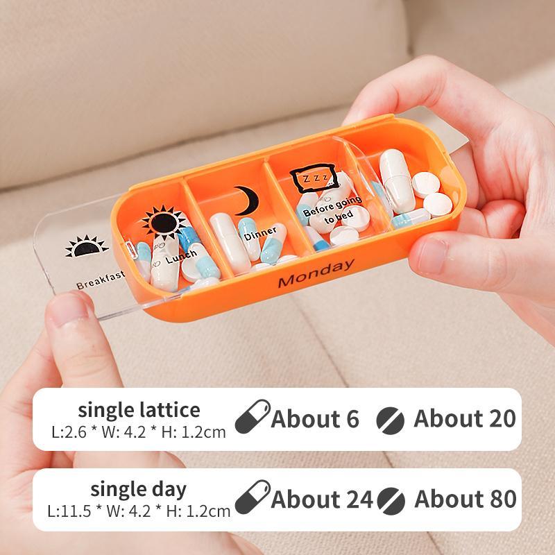 💊7-Day Medication Organizer – Drawer Style Pill Case for Easy Health Management📅