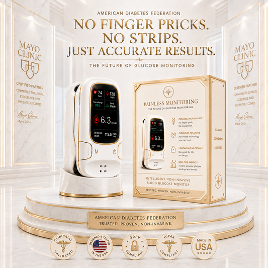 🔥Final 3 Hours: 70% OFF🏆Develops Newly Launched Non-Invasive Smart Blood Sugar Tracking Device✅TGA Approved