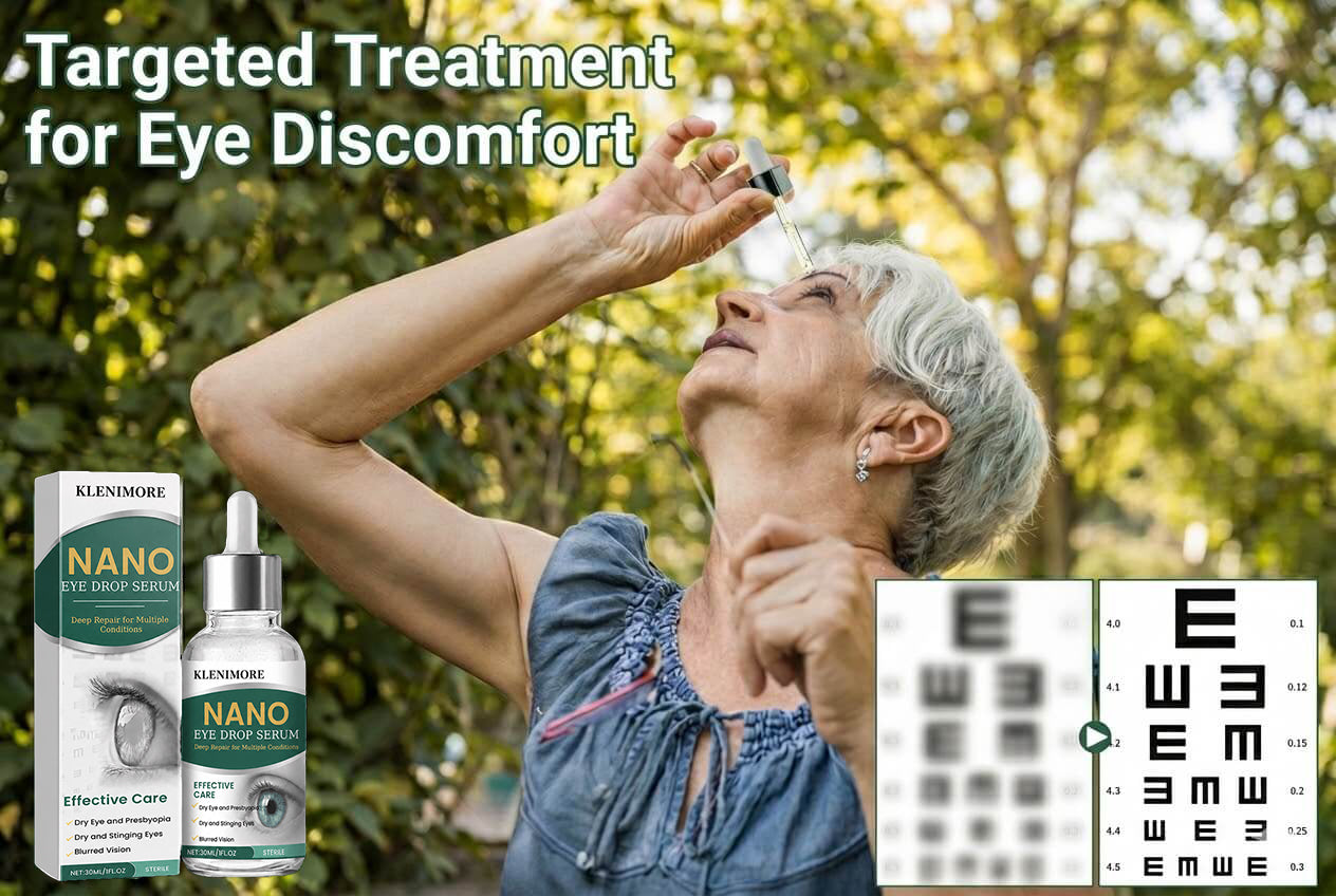 Reclaim Your Crystal-Clear Vision with KLENIMORE™ NANO Eye Drops