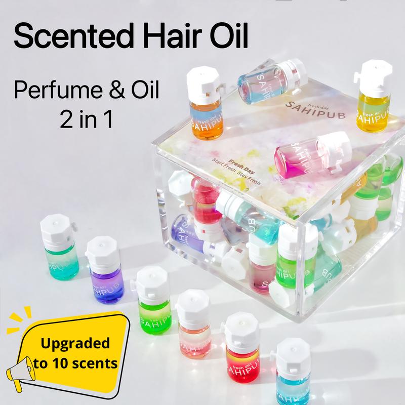 2-in-1 Avocado Hair & Perfume Oil – Collagen Repair Serum for Frizzy, Dry, Damaged, or Curly Hair