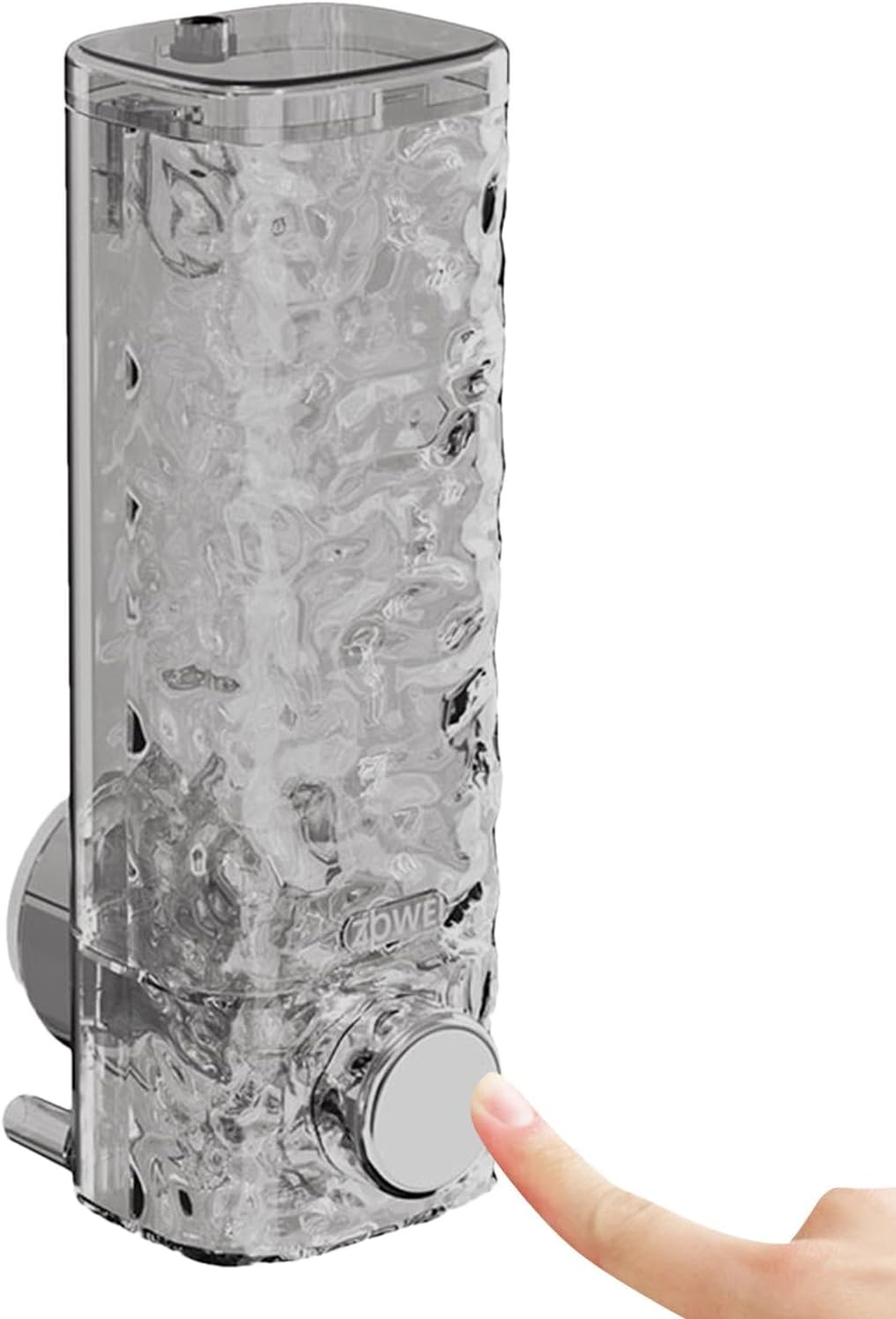 2-Pack Wall Soap Dispenser – Refillable Transparent Shower Bottles