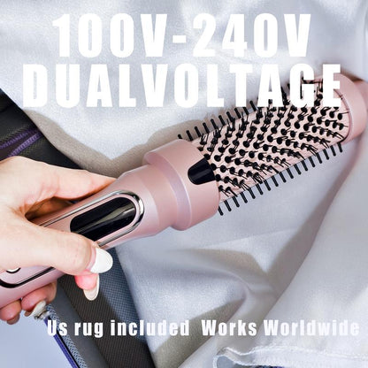 Lonic Blowout Brush with LED Display – 4 Heat Settings for Fast, Smooth Styling
