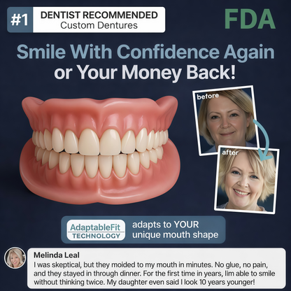 2026🏆✨LAST DAY SALE 70% OFF🔥 Newly upgraded second-generation KLENIMORE™ complete dentures