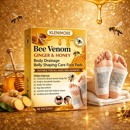 🌎Ends Today: 60% OFF! 🌿Bee Venom Ginger Herbal Foot Patches (Set of 10)