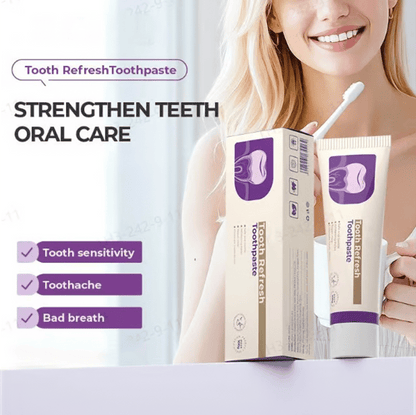 🔥Natural Toothpaste – Fresh Breath & Gentle Oral Care with Herbal Ingredients