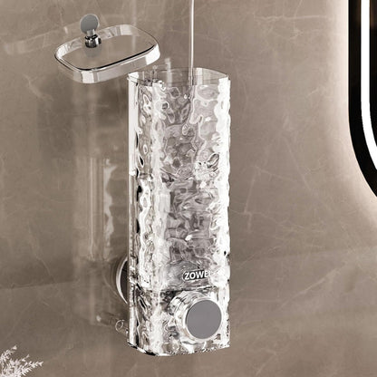 2-Pack Wall Soap Dispenser – Refillable Transparent Shower Bottles