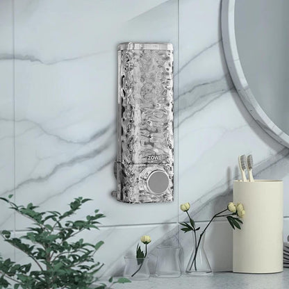 2-Pack Wall Soap Dispenser – Refillable Transparent Shower Bottles