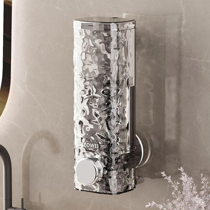 2-Pack Wall Soap Dispenser – Refillable Transparent Shower Bottles