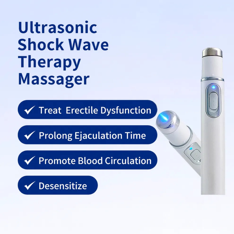 ⚡ Advanced Acoustic Shockwave Therapy Restores penile tissue health to boost erection rigidity, stamina & male performance confidence 💪 Soothes muscle soreness, joint stiffness and tendon discomfort