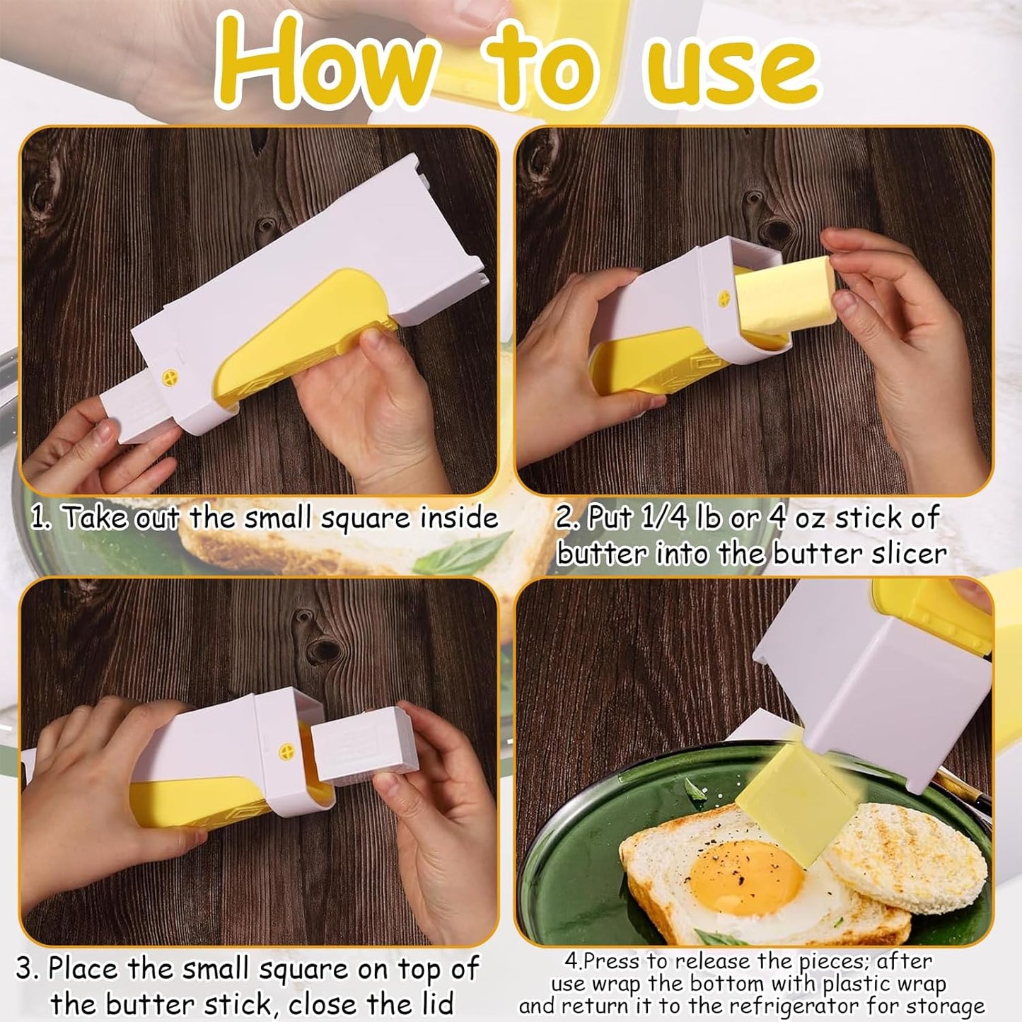 🧈Handy Butter Cutter – Stainless Steel Blade, Easy Slice & Spread