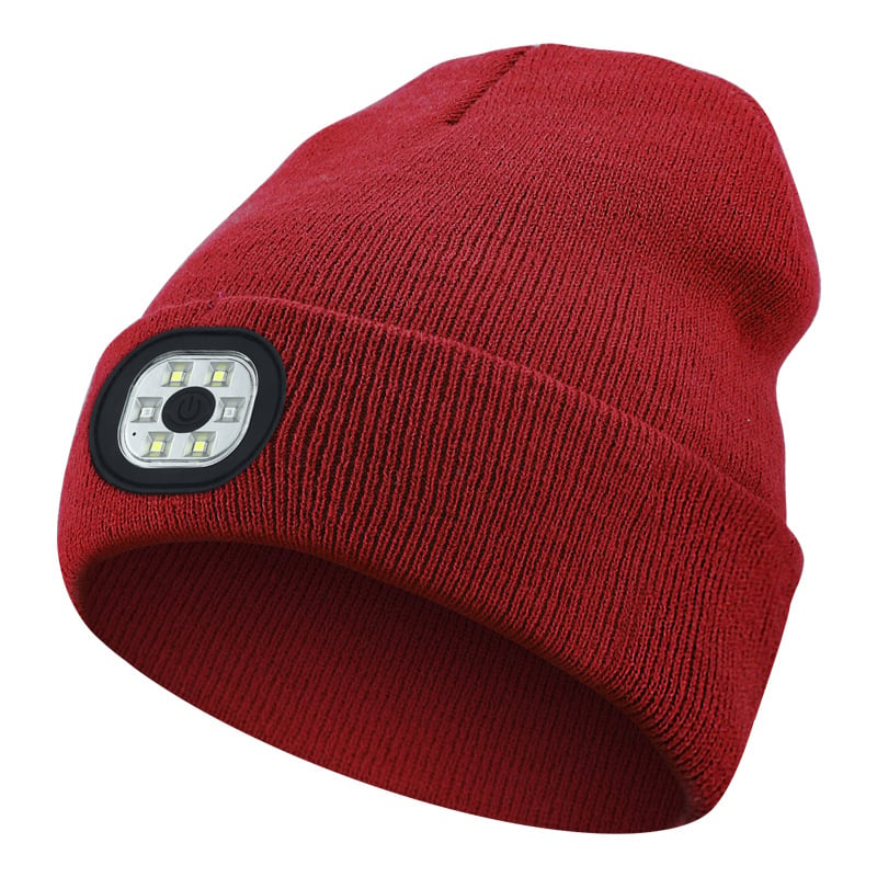 🎄LED Bluetooth Beanie Hat – Wireless Music Knit Cap with Light