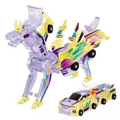 Magnetic Dinosaur Car Toy – 2-in-1 Automatic Transforming Vehicle🚗