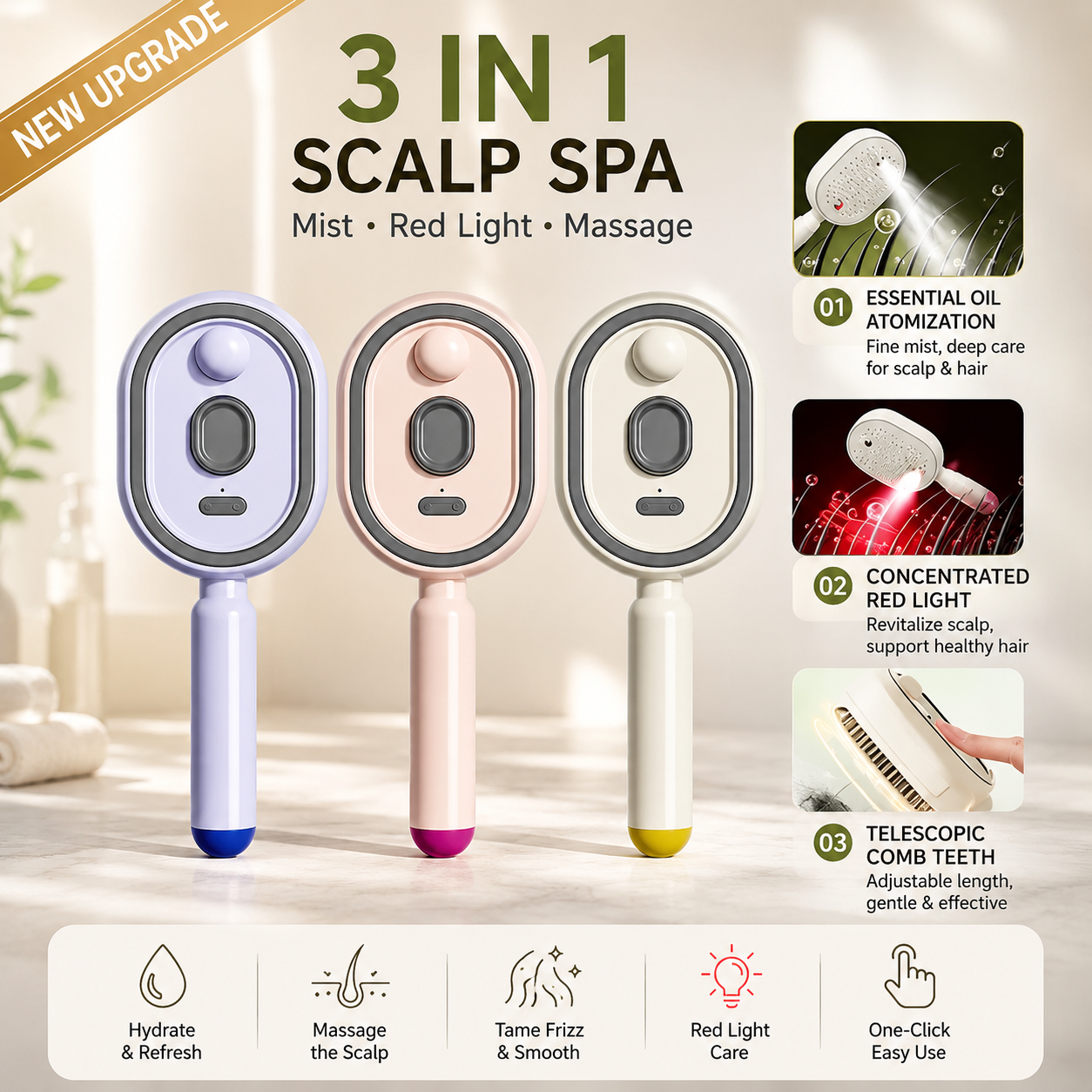 🔥Day Sale 50% OFF🔥KLENIMORE™ 5-in-1 SilkGlide Styler