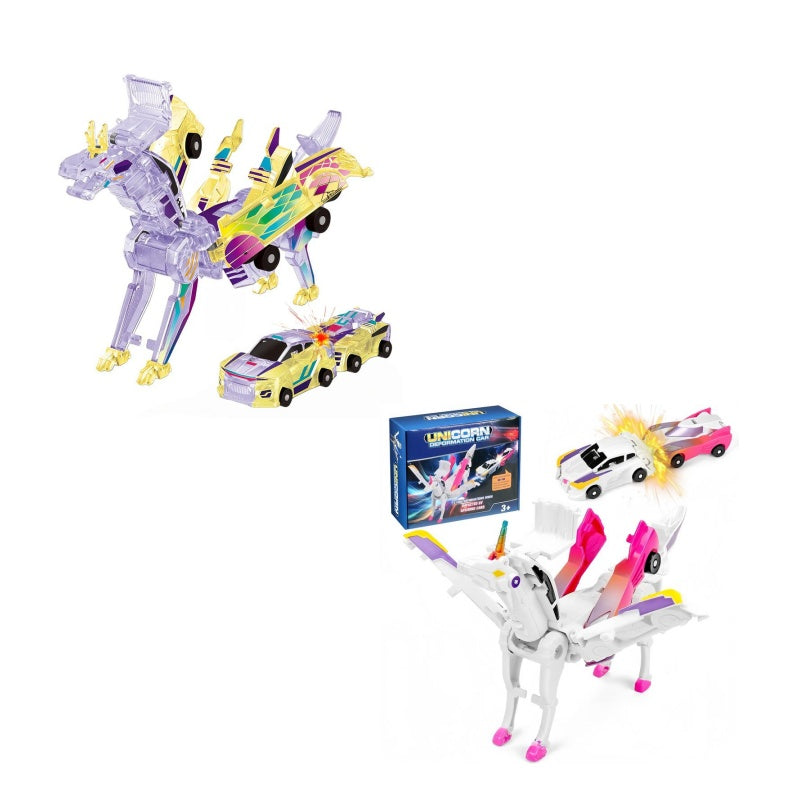 Magnetic Dinosaur Car Toy – 2-in-1 Automatic Transforming Vehicle🚗