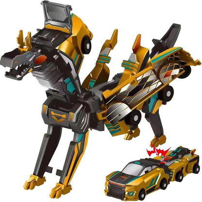 Magnetic Dinosaur Car Toy – 2-in-1 Automatic Transforming Vehicle🚗