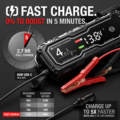 🔥🔥 Father's Day Special: Limited-Time Free Shipping! 49% OFF & Free Shipping 💥 Boost X GBX155 4250A Car Jump Starter — Suitable for 10.0L Gasoline & 8.0L Diesel Engines