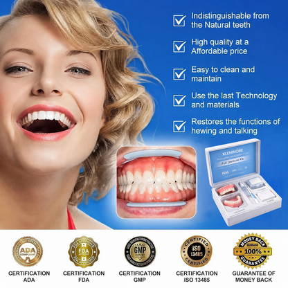 💖 🦷 KLENIMORE™ Custom-Fit Dentures ⏰ ENDS TODAY   70% OFF | Smile with Confidence