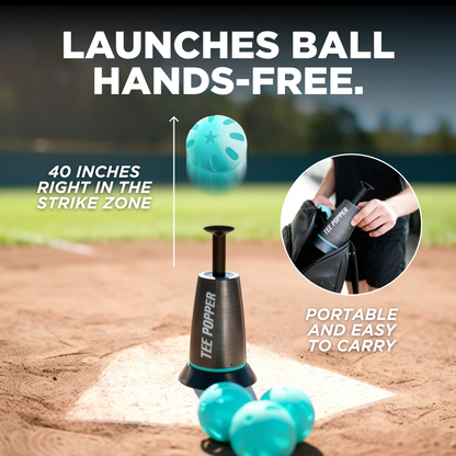 Frunild® Tee Popper  More Reps at Home. More Confidence at the Plate.