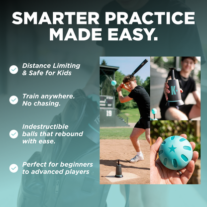 Frunild® Tee Popper  More Reps at Home. More Confidence at the Plate.