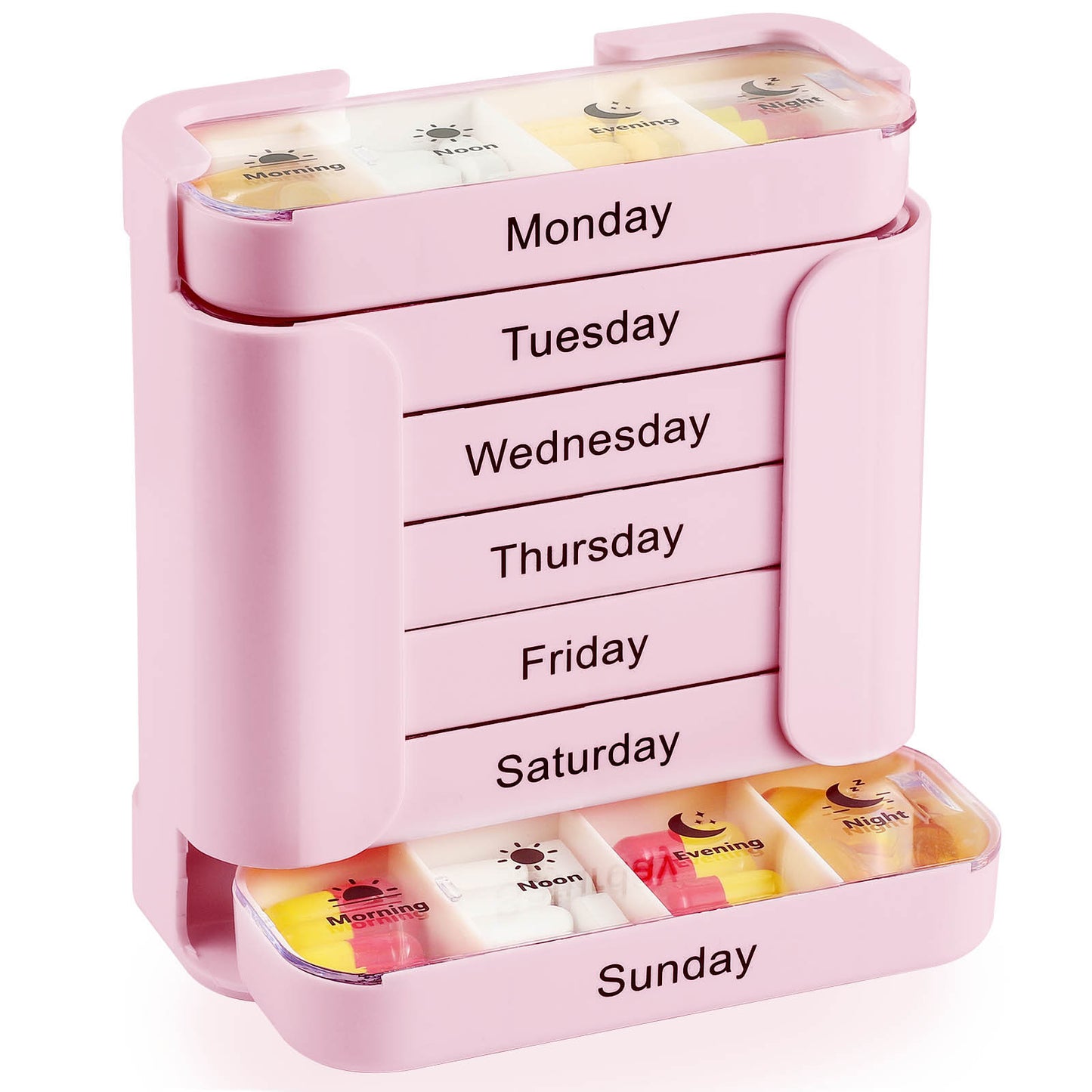 💊7-Day Medication Organizer – Drawer Style Pill Case for Easy Health Management📅