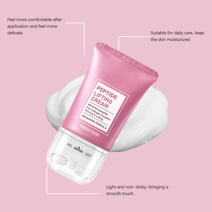 Peptide Lifting Roller Cream 🧴 Collagen and Hyaluronic Acid | Firms the neck, reduces wrinkles and double chin