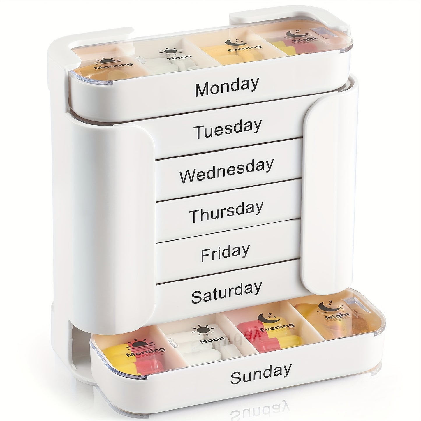 💊7-Day Medication Organizer – Drawer Style Pill Case for Easy Health Management📅