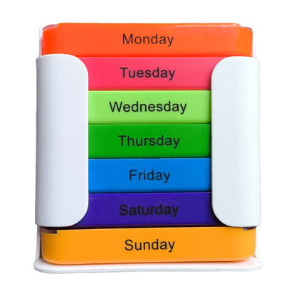 💊7-Day Medication Organizer – Drawer Style Pill Case for Easy Health Management📅