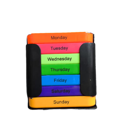 💊7-Day Medication Organizer – Drawer Style Pill Case for Easy Health Management📅