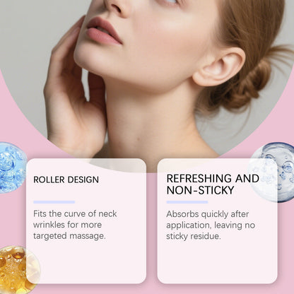 Peptide Lifting Roller Cream 🧴 Collagen and Hyaluronic Acid | Firms the neck, reduces wrinkles and double chin
