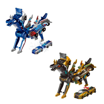 Magnetic Dinosaur Car Toy – 2-in-1 Automatic Transforming Vehicle🚗