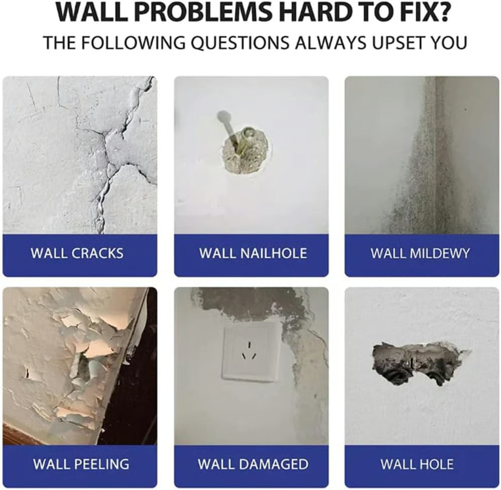 All-in-One Drywall Patch Repair Kit – Fix Wall Holes, Cracks & Damage Fast✨