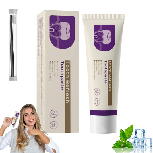 🔥Natural Toothpaste – Fresh Breath & Gentle Oral Care with Herbal Ingredients